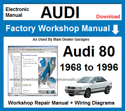 audi 80 service repair workshop manual download