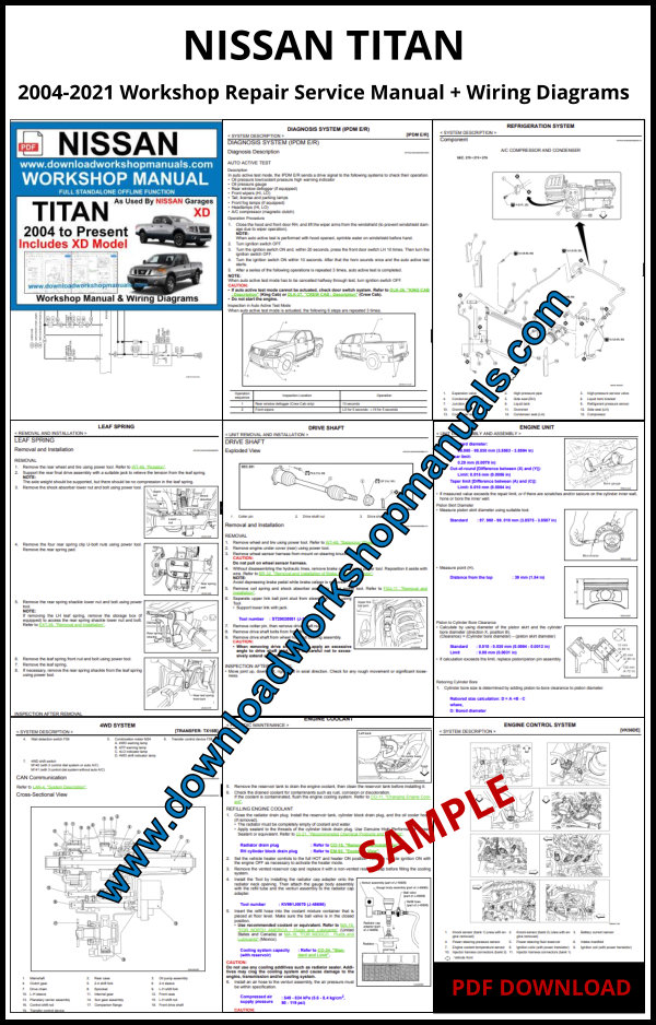2004 nissan titan repair manual download