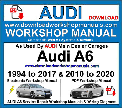 AUDI A6 Service Repair Workshop Manuals and Wiring Diagrams