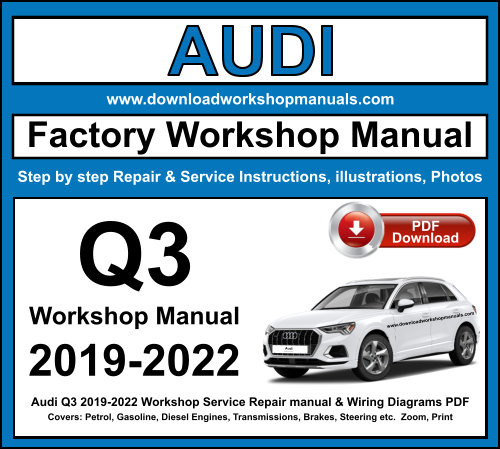 AUDI Q3 PDF Workshop Service Repair Manual + Wiring Diagrams