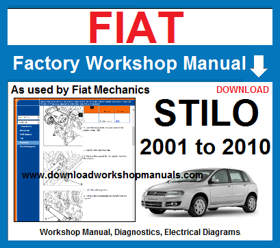 Fiat Stilo Work Repair Manual, Fiat Stilo Airbag Wiring Diagram Pdf