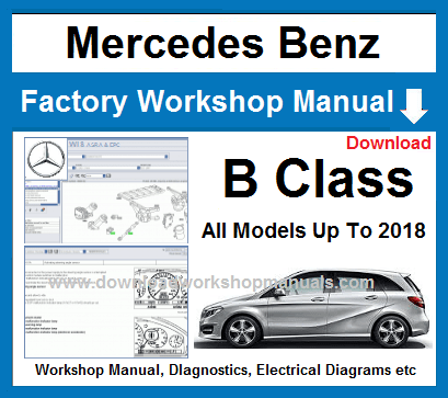 Mercedes B Class B200 Turbo Workshop Repair Manual Download