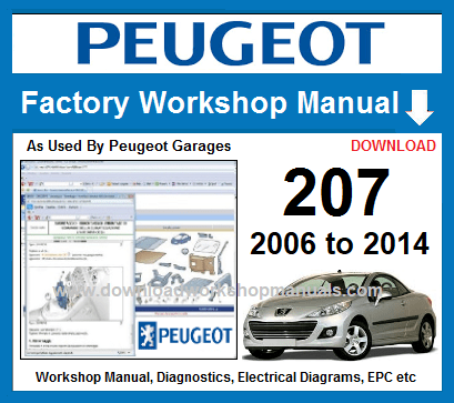 Peugeot 207 Haynes Manual 2006-09 1.4 1.6 Petrol & Diesel Workshop Manual 