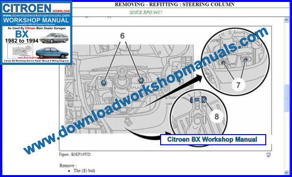 Citroen BX Workshop Repair Manual