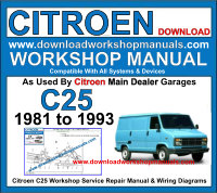 Citroen C25 Workshop Manual Download