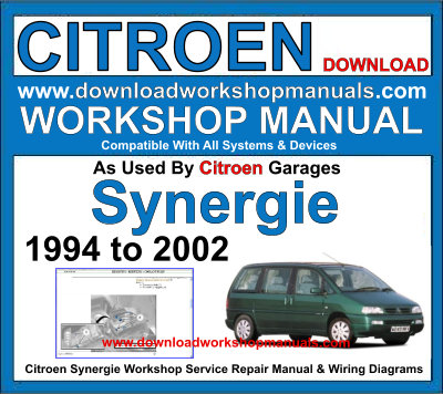 Citroen Synergie Workshop Service Repair Manual Plus Wiring Diagrams