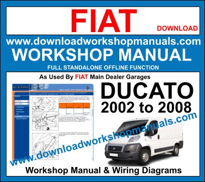 Microprocessor Frank Worthley escaleren Fiat Ducato 2002 to 2008 Workshop Repair Manual