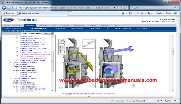 Ford Ka Service Repair Workshop Manual Automotive Wiring Diagrams Download Workshop Manuals .com