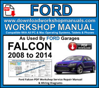 Ford Falcon Service Repair Workshop Manual