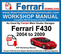 Ferrari F430 workshop service repair manual