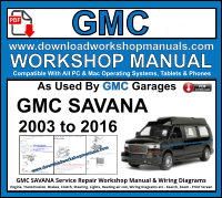 GMC Savana Workshop Service Repair Manual Download