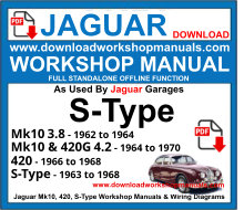 Jaguar S-Type MK10 420 420G Workshop Service Repair Manual