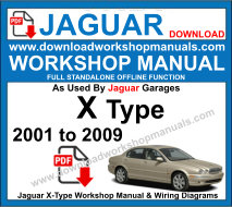 Jaguar X-TYPE Service Repair Workshop Manual Download