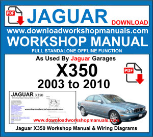 Jaguar X350 Workshop Service Repair Manual pdf
