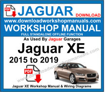 Jaguar XE Service Repair Workshop Manual Download