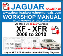 Jaguar XF XFR Service Repair Workshop Manual Download