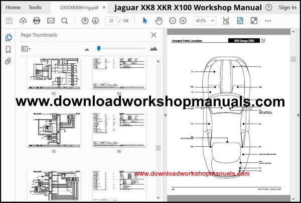 Jaguar XK8 XKR X100 Workshop Manual