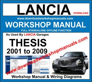 Lancia Thesis Workshop Repair Manual wiring diagrams for garages 