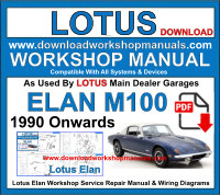 Lotus Elan M100 workshop service repair manual
