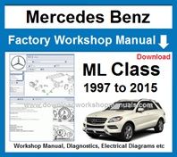 Mercedes ML Class Service Repair Workshop Manual Download