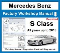 Mercedes S Class Service Repair Workshop Manual Download