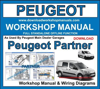 Peugeot Partner Workshop Service Repair 