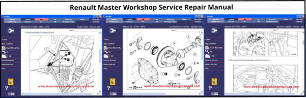 Renault Master Service Repair Workshop Manual download