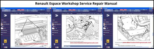 Renault Espace Service Repair Workshop Manual