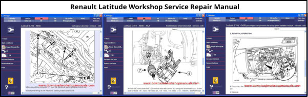 Renault Latitude Service Repair Workshop Manual Download