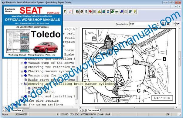 Seat Toledo Service Manual