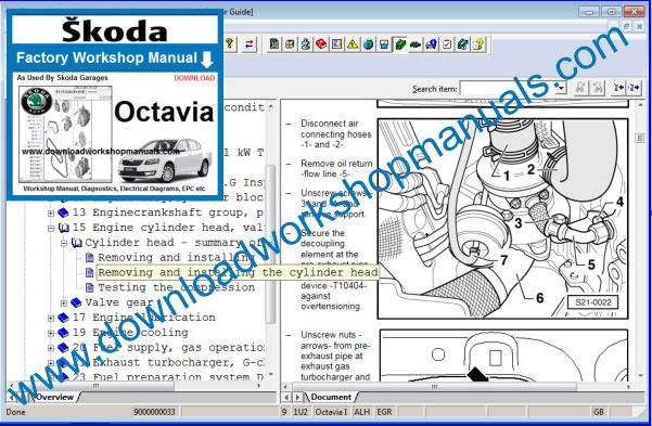 Skoda Octavia Work Repair Manual