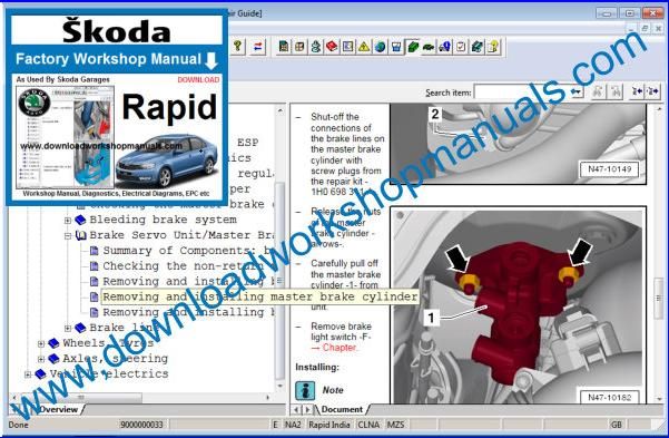 Skoda Rapid Workshop Repair Manual