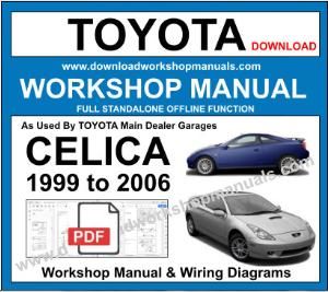 Toyota Celica Work Service Repair
