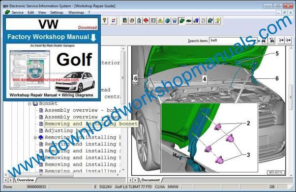 vw golf haynes manual free download