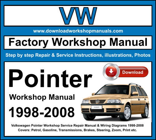 Volkswagen Pointer 1998-2008 Workshop Service Repair Manual + Wiring Diagrams