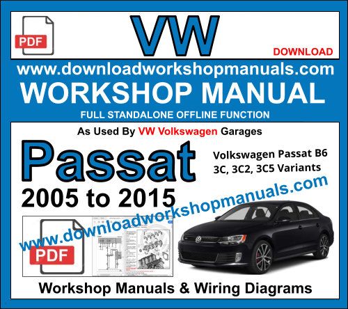 VW Passat B6 2006 - 2010 Workshop manual. Wiring diagrams - Workshop