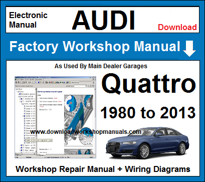 Audi Quattro Service Repair Workshop Manual