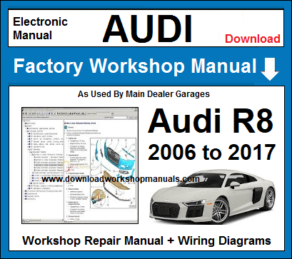 Audi R8 Service Repair Workshop Manual