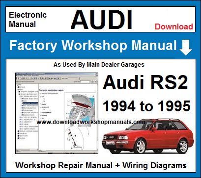 Audi RS2 Service Repair Workshop Manual