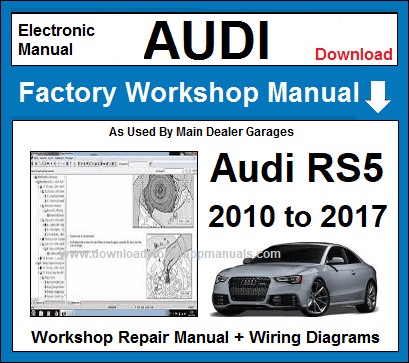Audi RS5 Service Repair Workshop Manual
