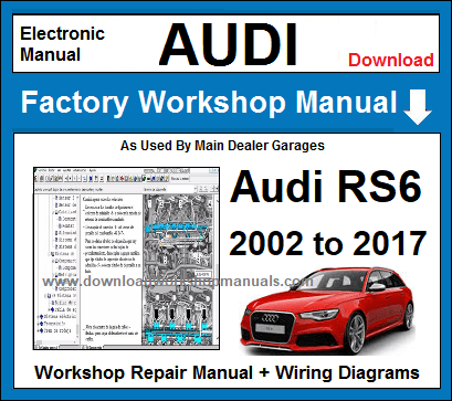 Audi RS6 Service Repair Workshop Manual