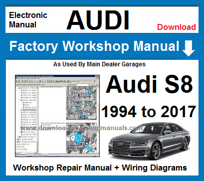 Audi S8 Service Repair Workshop Manual