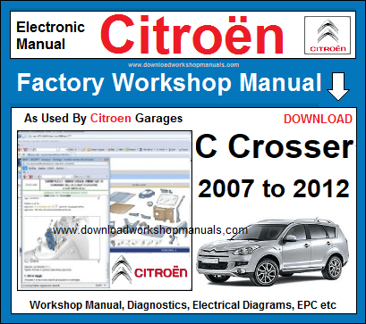 Citroen C-Crosser Workshop Manual Download