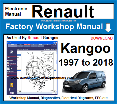 Renault Kangoo Nissan Kubistar Petrol 2001-2006 New Workshop Manual 8V 16V