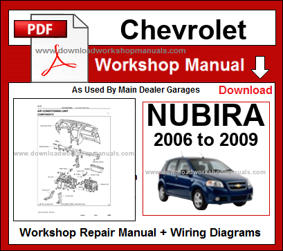 Chevrolet Nubira Workshop Repair Service Manual Download