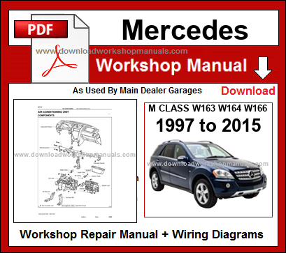 Mercedes M Class Workshop Service Repair Manual