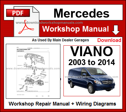 Mercedes viano workshop repair manual