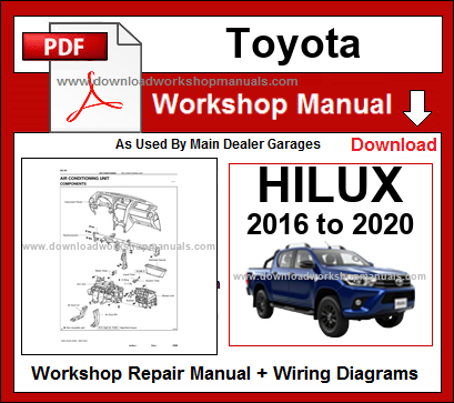 Toyota Hilux Workshop Service Repair Manual & Wiring Diagrams