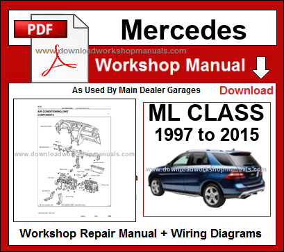 Mercedes ML Class Workshop Repair Manual