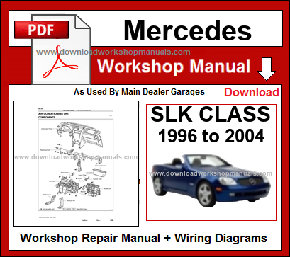 Mercedes SLK Service Repair Workshop Manual